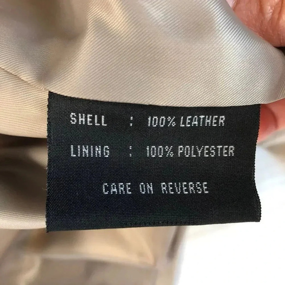 Vintage Colebrook 100% Leather Women Jacket Plus Size 14/16 Pockets - Picture 4 of 12